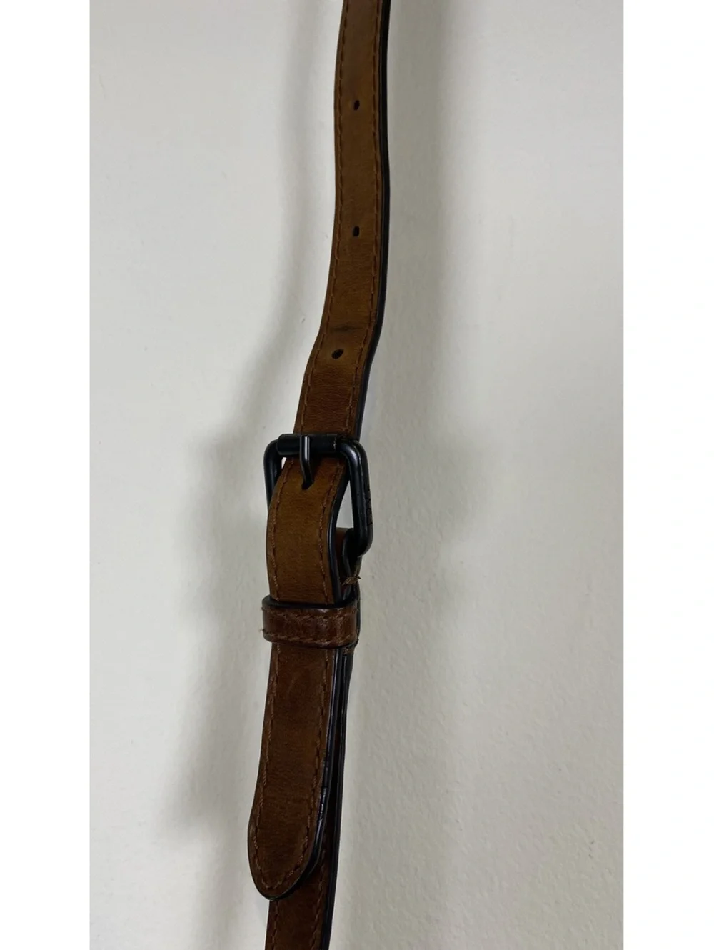 Frye Brown Leather Adjustable Strap Crossbody Bag - Picture 5 of 9